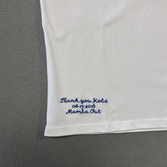 Nike T-Shirt Kobe Dodgers Mamba M90 Short Sleeve White SIZE - 2XL - Picture 3 of 4